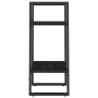 2-tier solid black pine wood shelf 40x30x70 cm by vidaXL, Bookcases and shelves - Ref: Foro24-806416, Price: 36,29 €, Discoun...