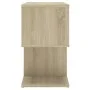 Mesita de noche madera contrachapada roble Sonoma 50x30x51,5cm de vidaXL, Mesitas de noche - Ref: Foro24-806370, Precio: 30,6...
