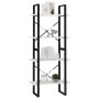 Solid white pine wood 4-level shelf 60x30x140 cm by vidaXL, Bookcases and shelves - Ref: Foro24-806443, Price: 66,32 €, Disco...