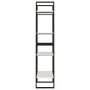 Solid white pine wood 4-level shelf 60x30x140 cm by vidaXL, Bookcases and shelves - Ref: Foro24-806443, Price: 65,63 €, Disco...