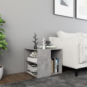 Concrete gray plywood side table 50x50x45 cm by vidaXL, Side tables - Ref: Foro24-806386, Price: 47,60 €, Discount: %