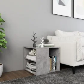 Mesa auxiliar madera contrachapada gris hormigón 50x50x45 cm de vidaXL, Mesas auxiliares - Ref: Foro24-806386, Precio: 47,00 ...