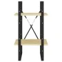 2-tier solid pine wood shelf 40x30x70 cm by vidaXL, Bookcases and shelves - Ref: Foro24-806412, Price: 32,14 €, Discount: %