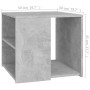 Concrete gray plywood side table 50x50x45 cm by vidaXL, Side tables - Ref: Foro24-806386, Price: 47,60 €, Discount: %