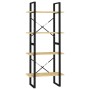 4-stufiges Regal aus massivem Kiefernholz, 60 x 30 x 140 cm von vidaXL, Bücherregale und Regale - Ref: Foro24-806442, Preis: ...
