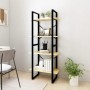 4-stufiges Regal aus massivem Kiefernholz, 60 x 30 x 140 cm von vidaXL, Bücherregale und Regale - Ref: Foro24-806442, Preis: ...