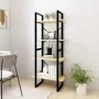4-tier solid pine wood shelf 60x30x140 cm by vidaXL, Bookcases and shelves - Ref: Foro24-806442, Price: 58,65 €, Discount: %