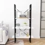 4-level white plywood bookshelf 80x30x140cm by vidaXL, Bookcases and shelves - Ref: Foro24-806457, Price: 49,22 €, Discount: %
