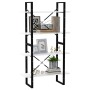 4-level white plywood bookshelf 80x30x140cm by vidaXL, Bookcases and shelves - Ref: Foro24-806457, Price: 49,22 €, Discount: %