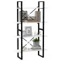 4-level white plywood bookshelf 80x30x140cm by vidaXL, Bookcases and shelves - Ref: Foro24-806457, Price: 49,22 €, Discount: %