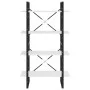 4-level white plywood bookshelf 80x30x140cm by vidaXL, Bookcases and shelves - Ref: Foro24-806457, Price: 49,22 €, Discount: %