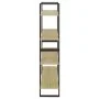 Estantería de 4 niveles contrachapada roble Sonoma 100x30x140cm de vidaXL, Librerías y estanterías - Ref: Foro24-806480, Prec...