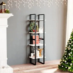 4-tier solid white pine wood shelf 40x30x140 cm by vidaXL, Bookcases and shelves - Ref: Foro24-806423, Price: 73,75 €, Discou...