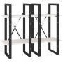 4-tier solid white pine wood shelf 40x30x140 cm by vidaXL, Bookcases and shelves - Ref: Foro24-806423, Price: 74,68 €, Discou...