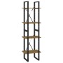 4-stufiges Regal aus massivem Kiefernholz, 40 x 30 x 140 cm von vidaXL, Bücherregale und Regale - Ref: Foro24-806425, Preis: ...