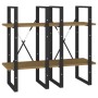 4-stufiges Regal aus massivem Kiefernholz, 40 x 30 x 140 cm von vidaXL, Bücherregale und Regale - Ref: Foro24-806425, Preis: ...