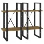 4-tier solid pine wood shelf 40x30x140 cm by vidaXL, Bookcases and shelves - Ref: Foro24-806425, Price: 54,60 €, Discount: %