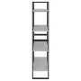 Estantería de 4 niveles contrachapada gris hormigón 80x30x140cm de vidaXL, Librerías y estanterías - Ref: Foro24-806461, Prec...