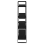 4-tier black plywood shelving unit 100x30x140cm by vidaXL, Bookcases and shelves - Ref: Foro24-806478, Price: 62,27 €, Discou...