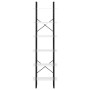Estantería de madera contrachapada blanca 60x30x210 cm