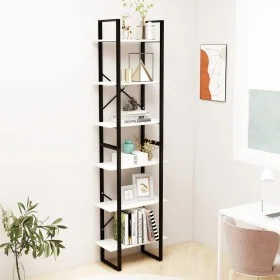Solid white pine wood shelf 60x30x210 cm by vidaXL, Bookcases and shelves - Ref: Foro24-806523, Price: 97,33 €, Discount: %