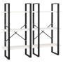 Solid white pine wood shelf 60x30x210 cm by vidaXL, Bookcases and shelves - Ref: Foro24-806523, Price: 98,45 €, Discount: %