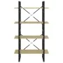 4-level oak Sonoma veneer bookshelf 80x30x140 cm by vidaXL, Bookcases and shelves - Ref: Foro24-806460, Price: 58,81 €, Disco...