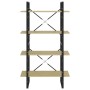 4-stöckiges Regal aus Sonoma Eichensperrholz 80x30x140 cm von vidaXL, Bücherregale und Regale - Ref: Foro24-806460, Preis: 66...