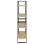 4-stöckiges Regal aus Sonoma Eichensperrholz 80x30x140 cm von vidaXL, Bücherregale und Regale - Ref: Foro24-806460, Preis: 66...