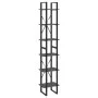 Hochschrank massives Kiefernholz grau 40x30x210 cm von vidaXL, Bücherregale und Regale - Ref: Foro24-806504, Preis: 71,09 €, ...