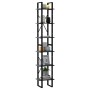 Hochschrank massives Kiefernholz grau 40x30x210 cm von vidaXL, Bücherregale und Regale - Ref: Foro24-806504, Preis: 71,09 €, ...