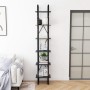 Hochschrank massives Kiefernholz grau 40x30x210 cm von vidaXL, Bücherregale und Regale - Ref: Foro24-806504, Preis: 71,09 €, ...