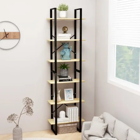 Solid pine wood storage shelf 60x30x210 cm by vidaXL, Bookcases and shelves - Ref: Foro24-806522, Price: 97,67 €, Discount: %