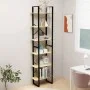 Solid pine wood storage shelf 60x30x210 cm by vidaXL, Bookcases and shelves - Ref: Foro24-806522, Price: 97,67 €, Discount: %