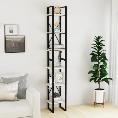 High cabinet solid white pine wood 40x30x210 cm by vidaXL, Bookcases and shelves - Ref: Foro24-806503, Price: 88,96 €, Discou...