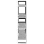 4-level gray concrete plywood bookshelf 100x30x140 cm by vidaXL, Bookcases and shelves - Ref: Foro24-806481, Price: 72,79 €, ...