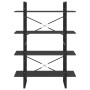 4-tier shelving unit gray plywood 40x30x140 cm by vidaXL, Bookcases and shelves - Ref: Foro24-806479, Price: 62,27 €, Discoun...