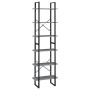 Solid gray pine wood shelf 60x30x210 cm by vidaXL, Bookcases and shelves - Ref: Foro24-806524, Price: 72,47 €, Discount: %