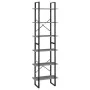 Solid gray pine wood shelf 60x30x210 cm by vidaXL, Bookcases and shelves - Ref: Foro24-806524, Price: 72,47 €, Discount: %