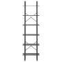 Solid gray pine wood shelf 60x30x210 cm by vidaXL, Bookcases and shelves - Ref: Foro24-806524, Price: 72,47 €, Discount: %