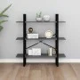 3-tier solid gray pine wood shelf 100x30x105 cm by vidaXL, Bookcases and shelves - Ref: Foro24-806554, Price: 47,86 €, Discou...