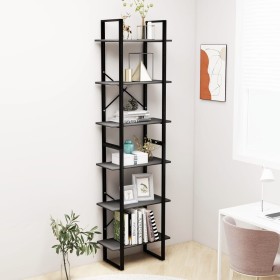Regal aus grauem Sperrholz 60x30x210 cm von vidaXL, Bücherregale und Regale - Ref: Foro24-806519, Preis: 90,02 €, Rabatt: %