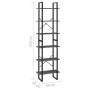 Gray plywood bookshelf 60x30x210 cm by vidaXL, Bookcases and shelves - Ref: Foro24-806519, Price: 89,00 €, Discount: %