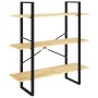 3-stöckiges Regal aus massivem Kiefernholz 100x30x105 cm von vidaXL, Bücherregale und Regale - Ref: Foro24-806552, Preis: 54,...