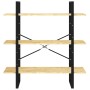 3-stöckiges Regal aus massivem Kiefernholz 100x30x105 cm von vidaXL, Bücherregale und Regale - Ref: Foro24-806552, Preis: 54,...