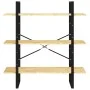 Solid pine wood 3-level shelf 100x30x105 cm by vidaXL, Bookcases and shelves - Ref: Foro24-806552, Price: 54,21 €, Discount: %