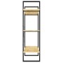 3-stöckiges Regal aus massivem Kiefernholz 100x30x105 cm von vidaXL, Bücherregale und Regale - Ref: Foro24-806552, Preis: 54,...
