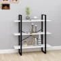 Estantería de madera contrachapada blanco 100x30x105 cm de vidaXL, Librerías y estanterías - Ref: Foro24-806547, Precio: 40,7...