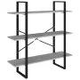 Betongraues Sperrholzregal 100x30x105 cm von vidaXL, Bücherregale und Regale - Ref: Foro24-806551, Preis: 56,60 €, Rabatt: %