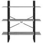 Betongraues Sperrholzregal 100x30x105 cm von vidaXL, Bücherregale und Regale - Ref: Foro24-806551, Preis: 56,60 €, Rabatt: %